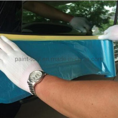 Automotive Paints PE Paint Masking Film with Tape Pre-Taped Masking Film